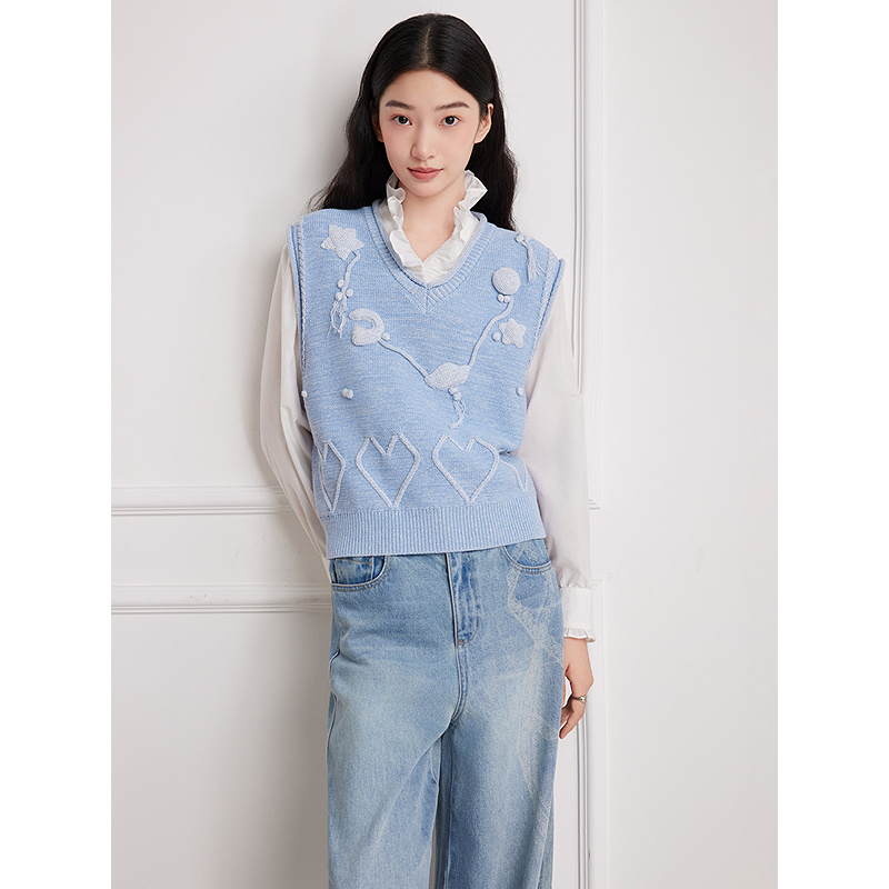 Goodland美地2025冬季新款背心LC35504010