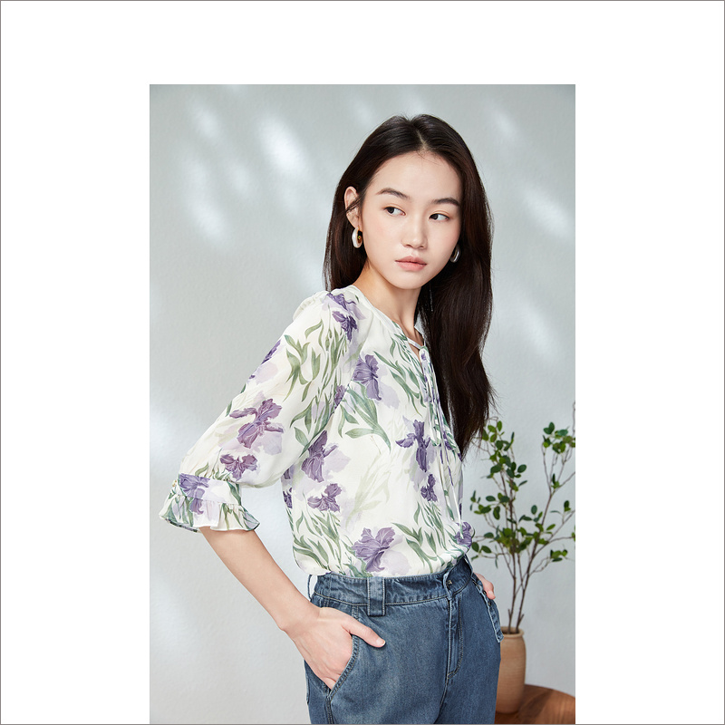 音儿美地女装2023春季新款衬衫LC33170048