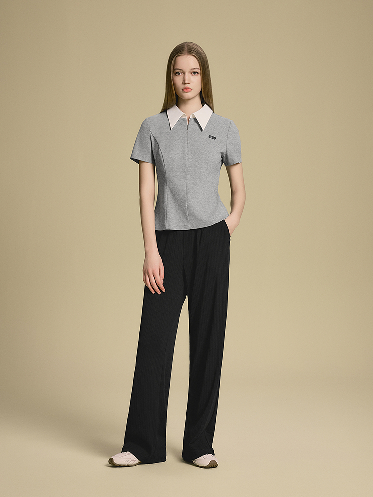 PSALTER诗篇 正肩收腰T恤6C65360043