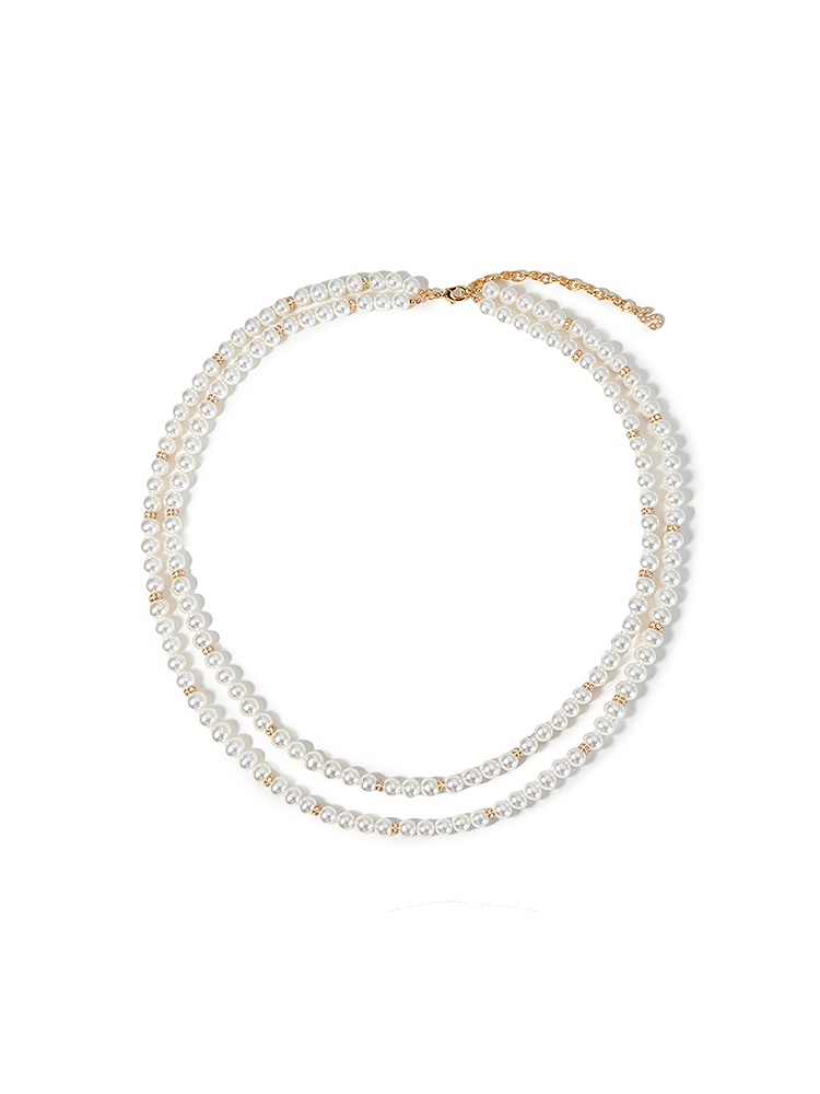 Song of Song歌中歌2025春季金色叠戴设计精致项链5C35196020