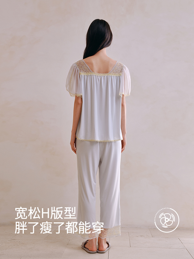 80S莫代尔蕾丝家居套装8J54205090