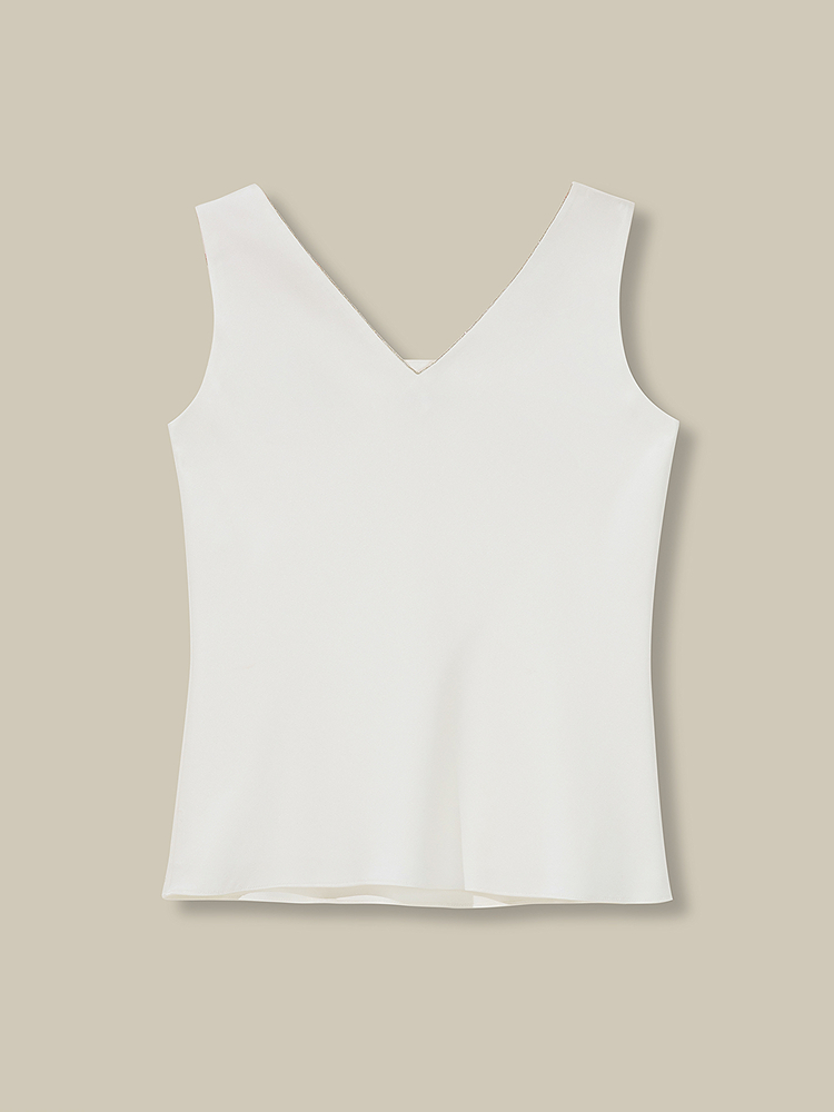 Song of Song歌中歌2026夏季新品桑蚕丝精致收腰背心5C36204020