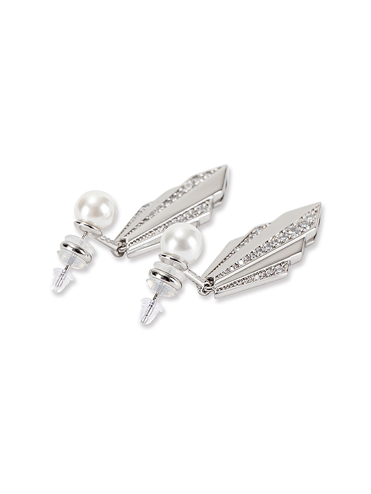 Song of Song歌中歌冬季流线垂坠耳环5C35594020