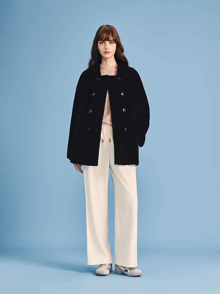 PSALTER诗篇 2026春季新款奢华真皮毛一体皮草外套6C66109213