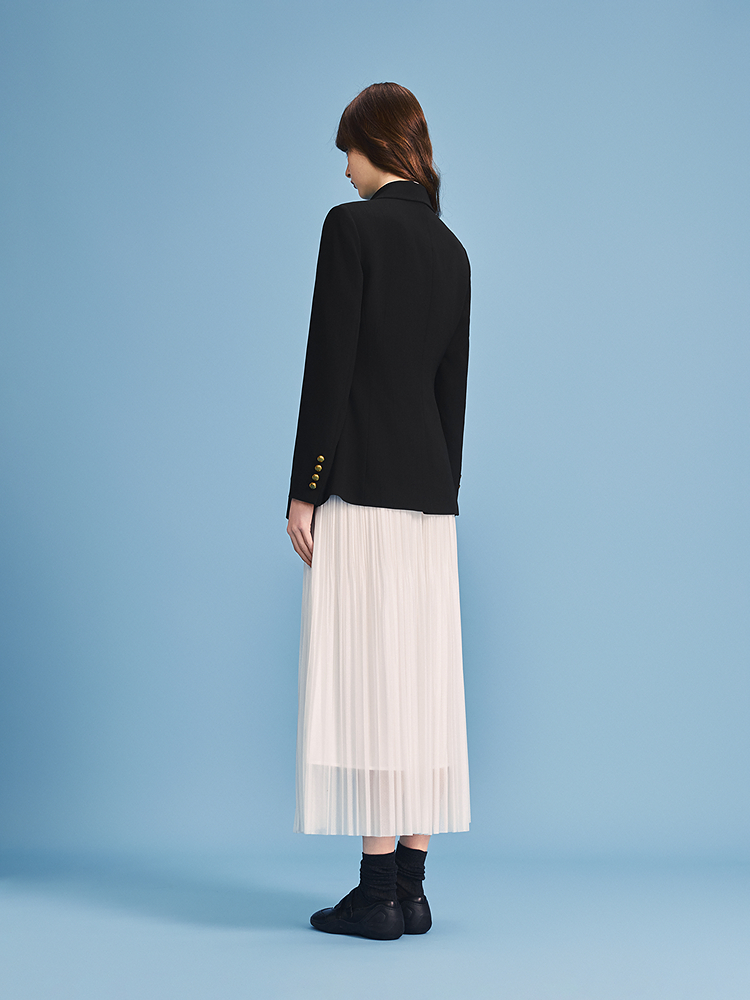 PSALTER诗篇 2026夏季新款细闪网纱半身裙6C66250023