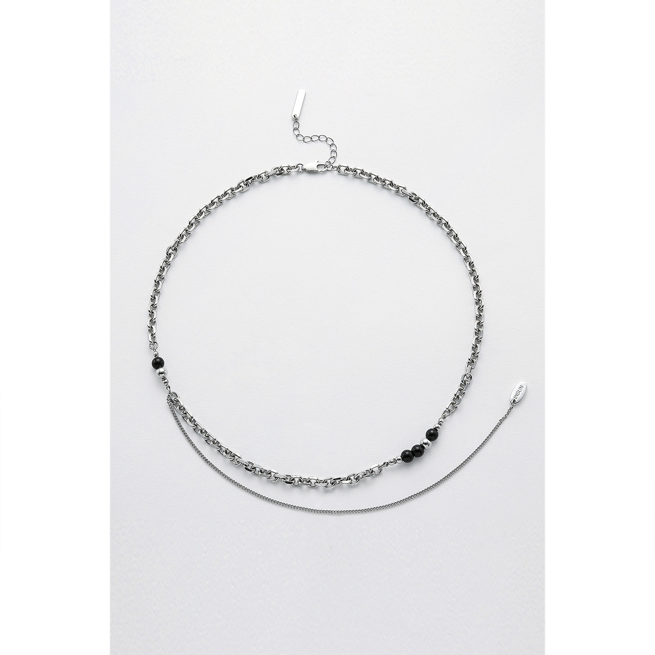 (一口价)INSUN恩裳商场同款2022冬季新品时尚串珠设计感百搭潮流小众锁骨项链9C32596080