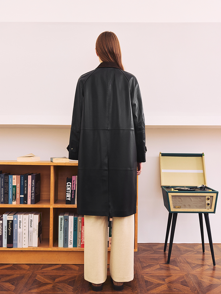 PSALTER诗篇 2026春季新款时尚长皮衣6C66109153