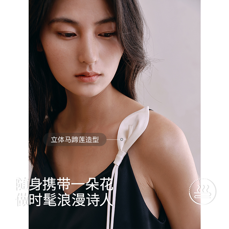醋酸立体花带杯吊带背心8J35227130