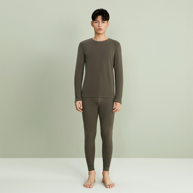  加厚细腻保暖绒男士保暖套装8J51510030