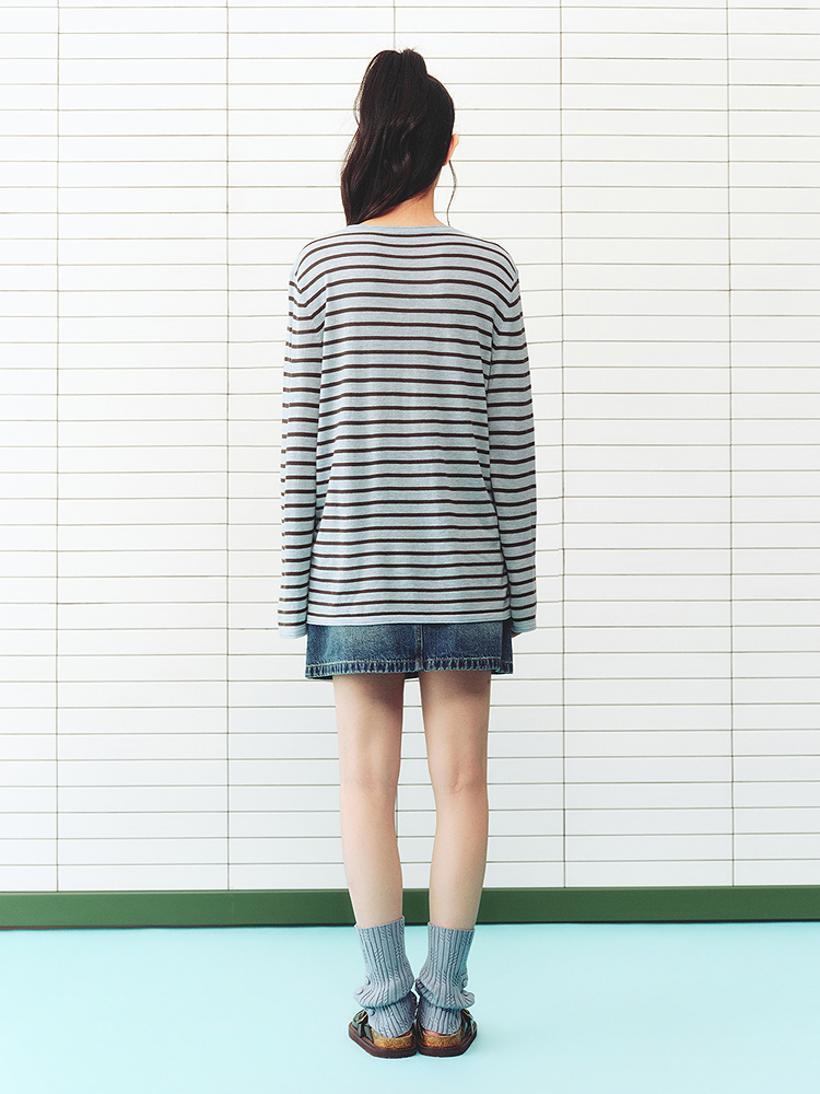 ToyzY2026春季新款趣味人物绣花亲肤T恤ZC36106790