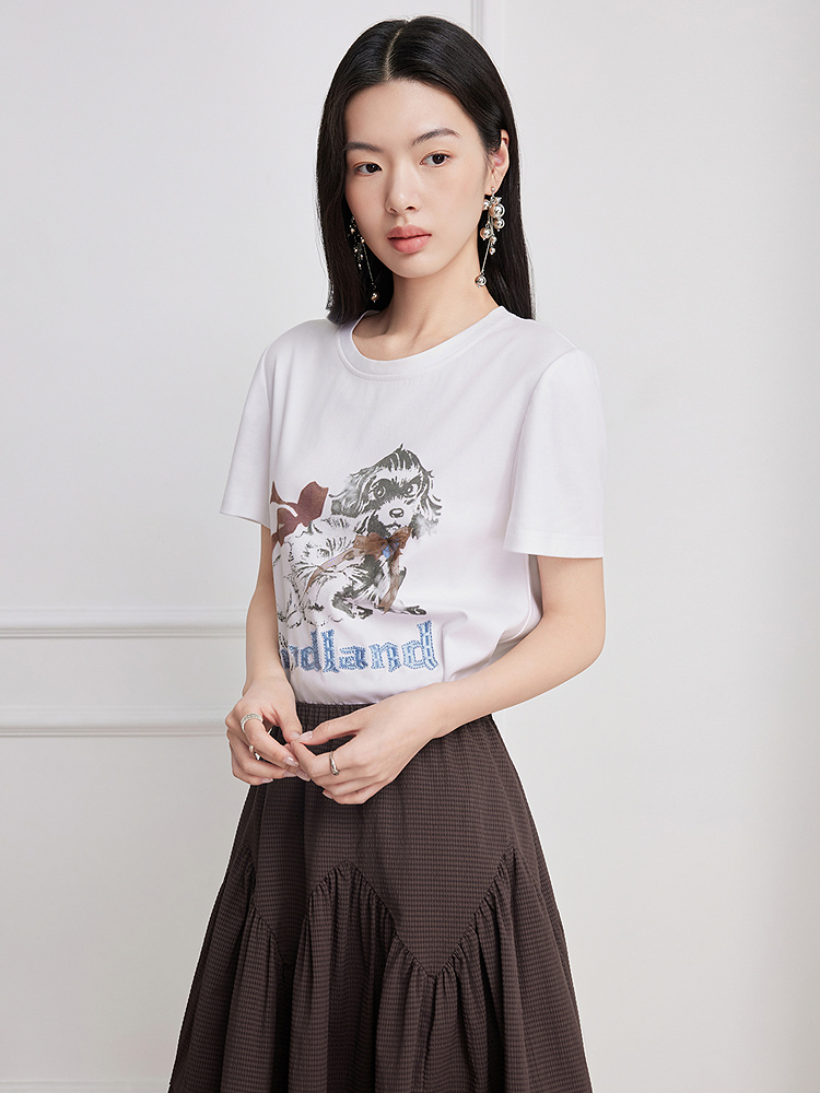 Goodland美地2026夏季新款T恤LC36260020