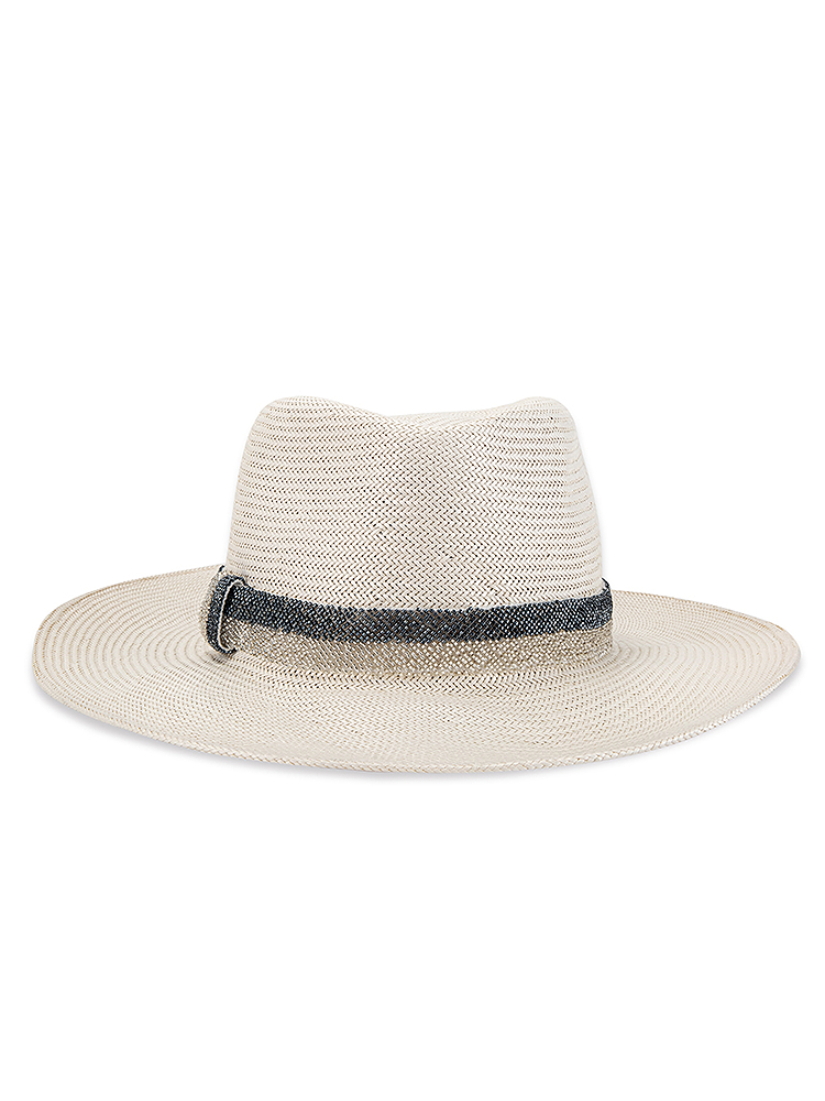 Song of Song歌中歌2025秋季白色钉珠装饰时尚女帽5C35393010