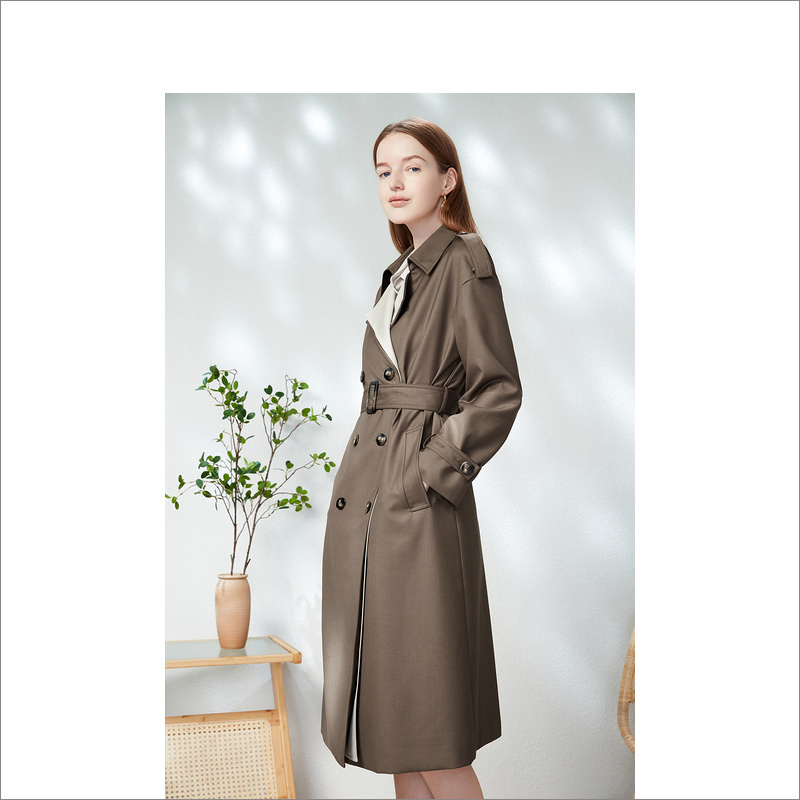 【1.1日发货36-44码预售均已上】音儿美地女装2023春季新款风衣LC63107160