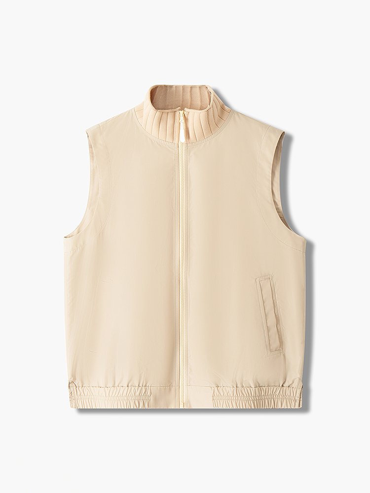 XII BASKET十二篮25夏三醋酸舒柔特工装风户外休闲马甲7C35201130