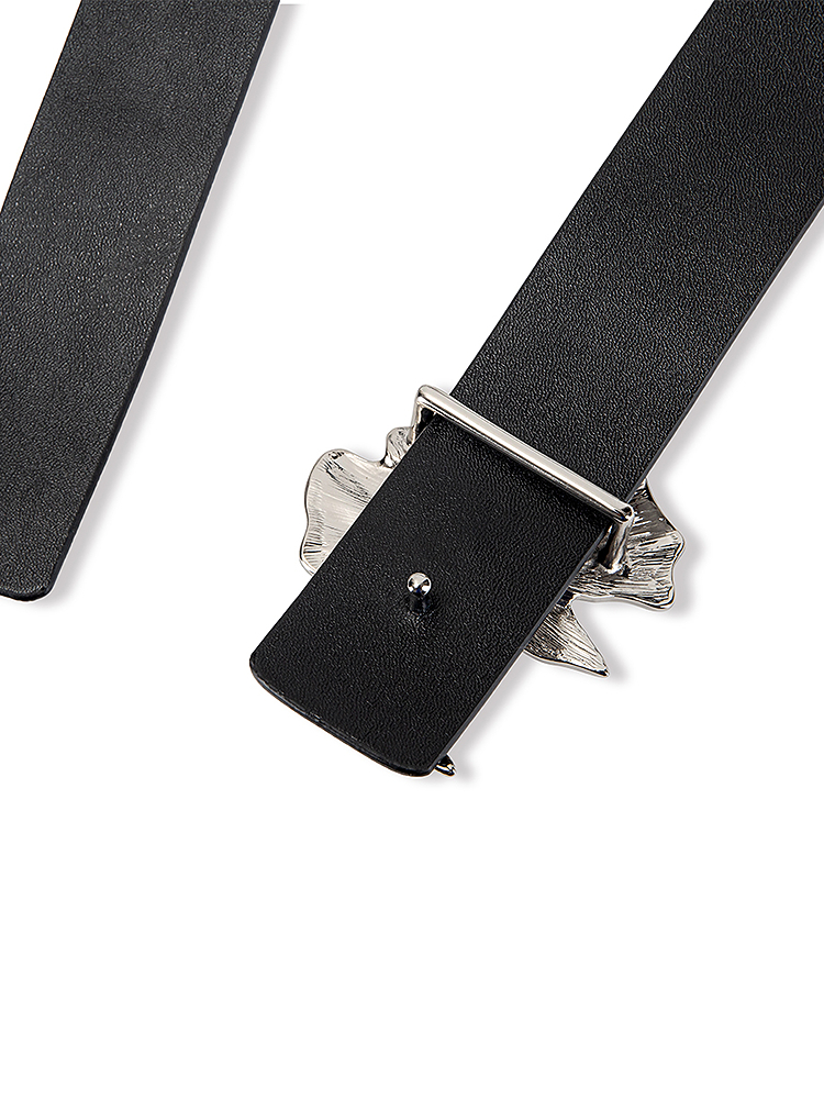 Song of Song歌中歌2025秋季银色立体花卉腰带时尚皮带5C35395020