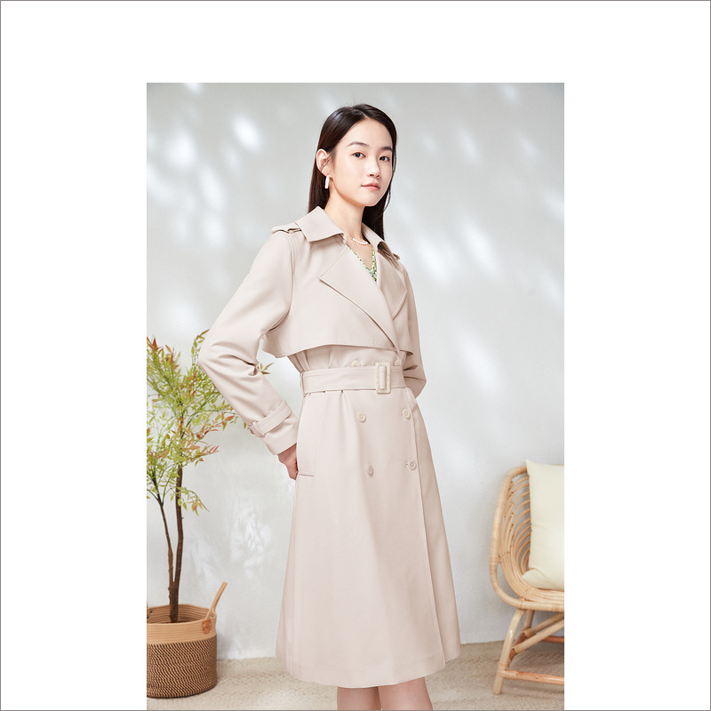 【12.21日36-44码预售均已上】音儿美地女装2023春季新款风衣LC33107048