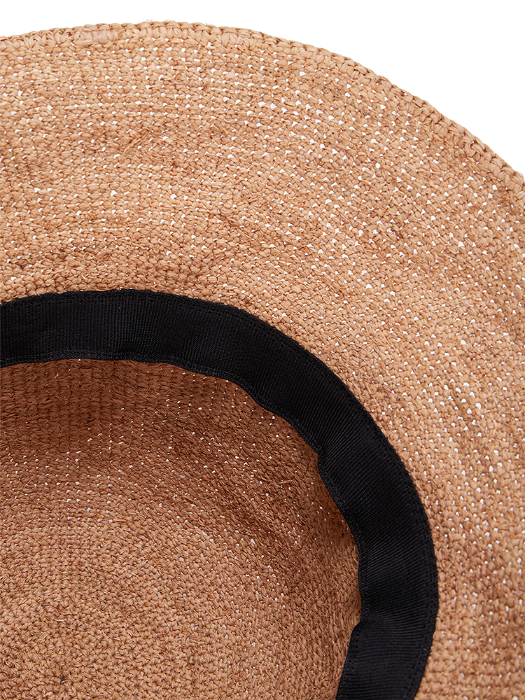 INSUN恩裳2025春季时尚大帽檐草帽防晒渔夫帽9C35293010