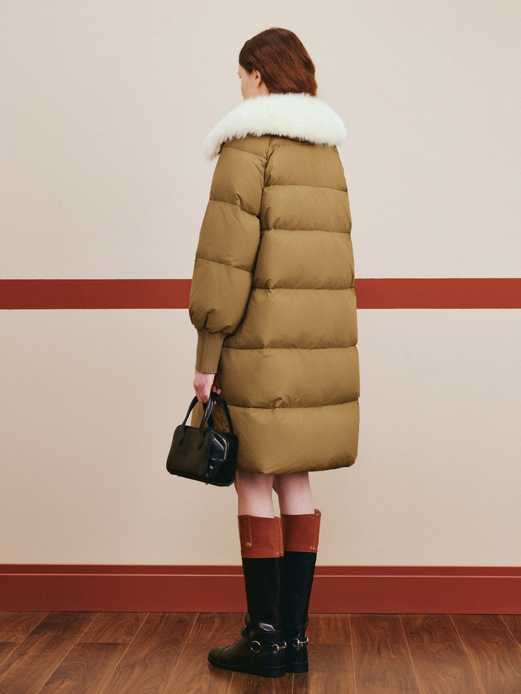 PSALTER诗篇 超大狐狸毛领38/230g高克重鹅绒服 毛领可拆配腰绳 6C63508223