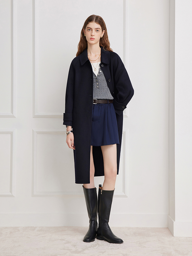 美地2025年新品藏蓝大衣LC35580370