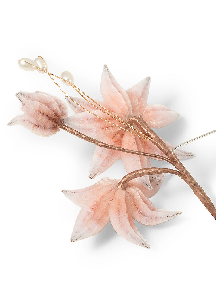 SongofSong歌中歌2025春季纯手工制作非遗绒花胸针5C35194040