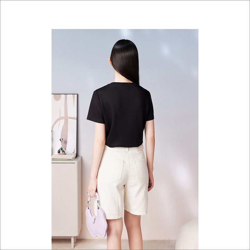 Goodland美地女装2023夏季T恤LC63260140