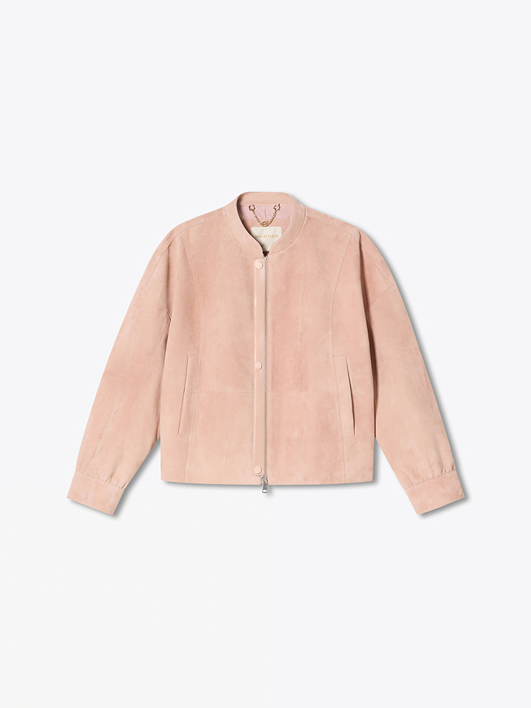 PSALTER诗篇 气质多巴胺粉色皮衣6C36109040