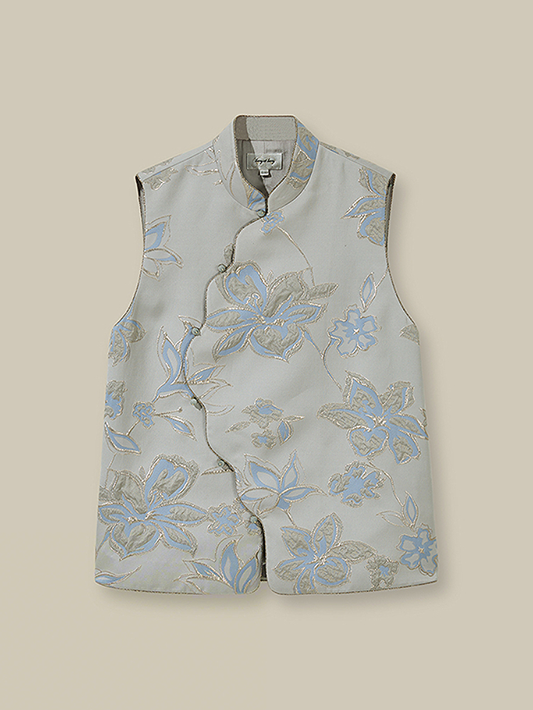 Song of Song歌中歌2026春季新中式雅致提花马甲5C66101016