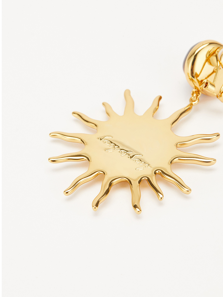 SongofSong歌中歌2024夏季金色太阳王耳环5C34294010