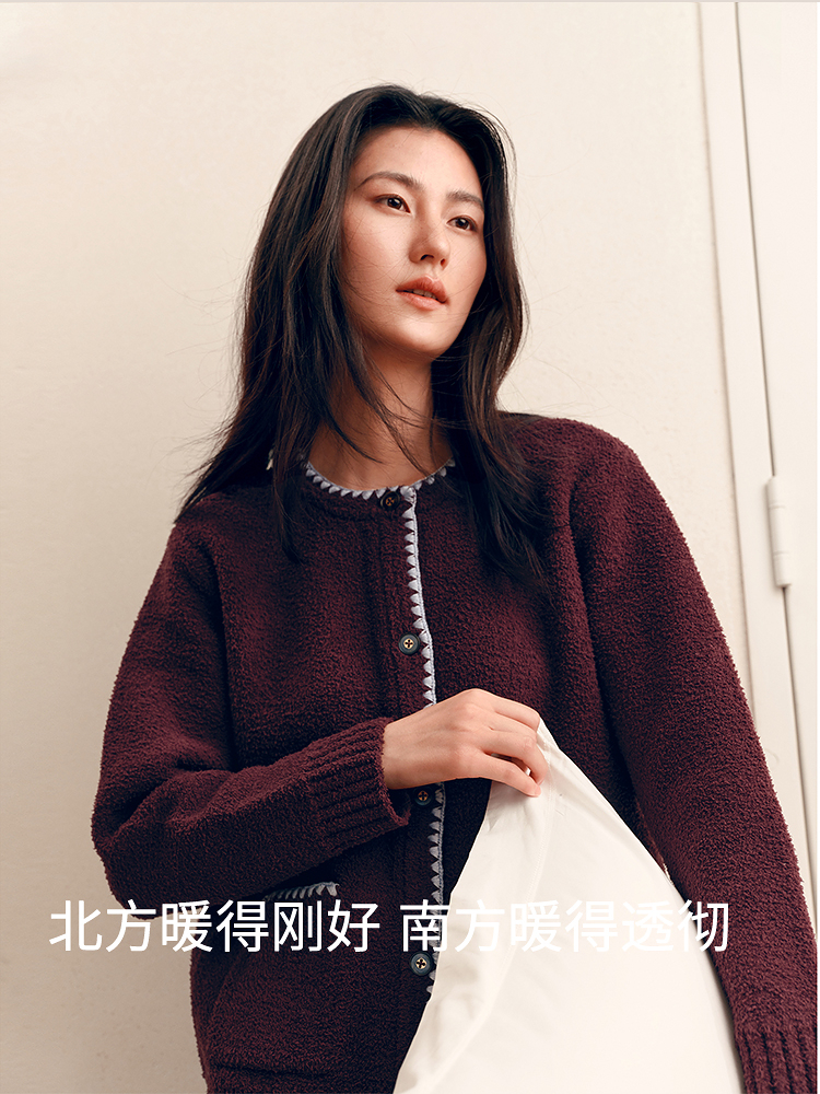 毛线绣加厚小香家居套装8J35505010