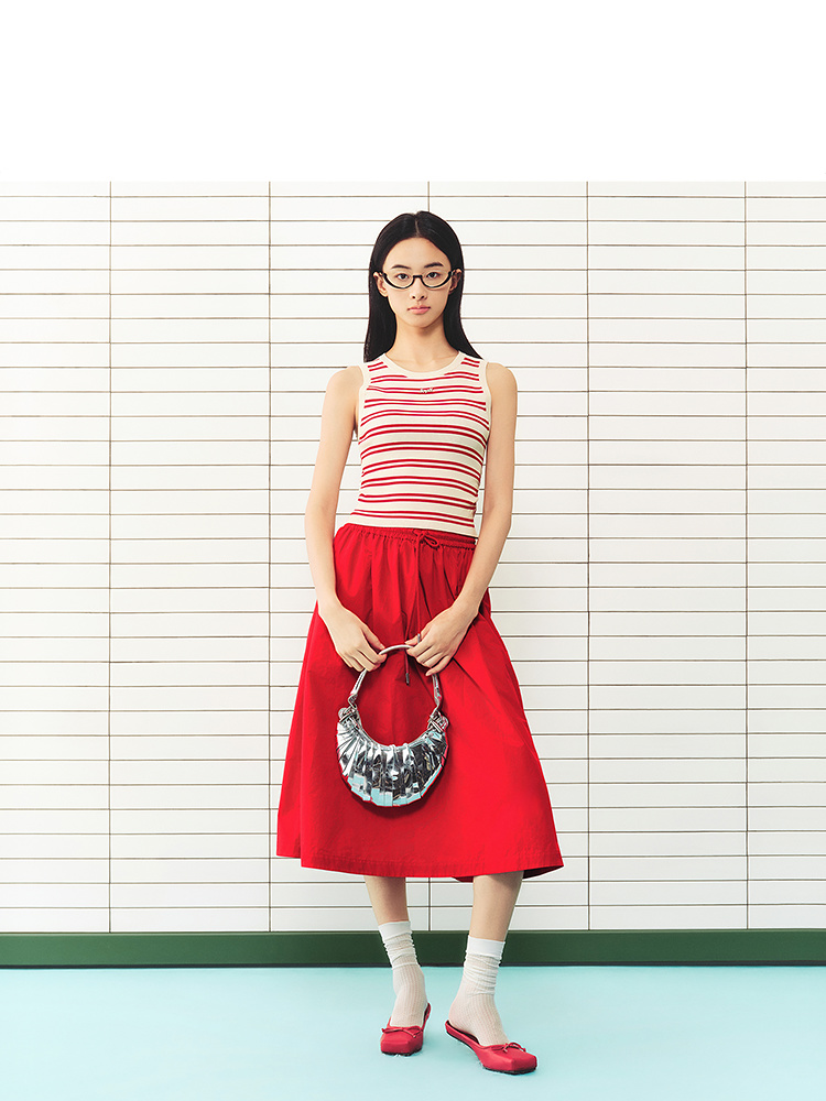 ToyzY2026夏季新款撞色条纹百搭圆领简约舒适凉感亲肤背心ZC36204330