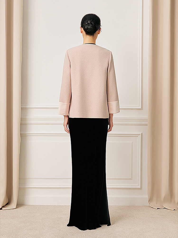 【澳洲绵羊毛】Song of Song歌中歌2026春新款14道工序新中式外套5C36110430