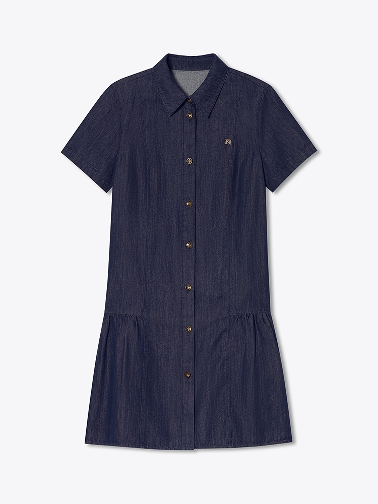 PSALTER诗篇 2026夏季新款天丝棉牛仔连衣裙6C66205243