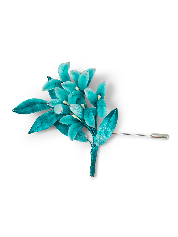 SongofSong歌中歌2025春季纯手工制作非遗绒花胸针5C35194050