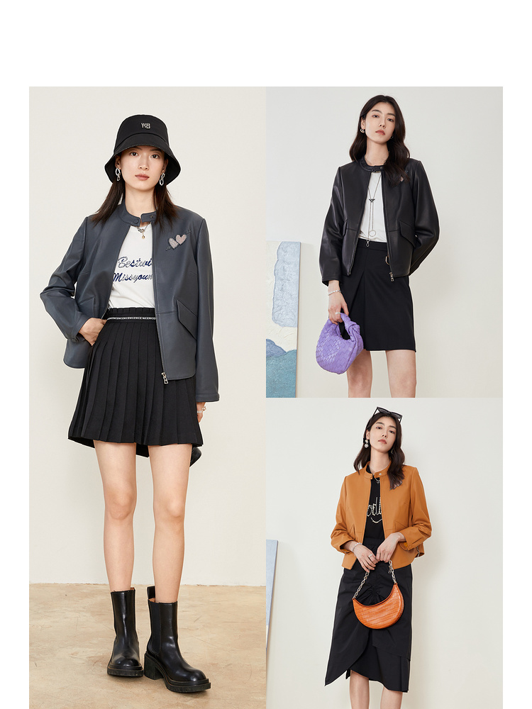 YINER音儿专选春季皮衣8C62109126