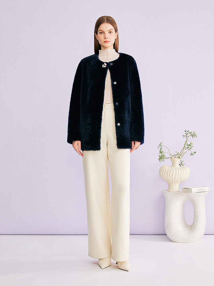 音儿26年新品皮毛一体外套8C66110186 