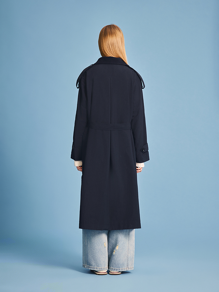 PSALTER诗篇 2026春季新款都市时尚长款风衣6C36107060