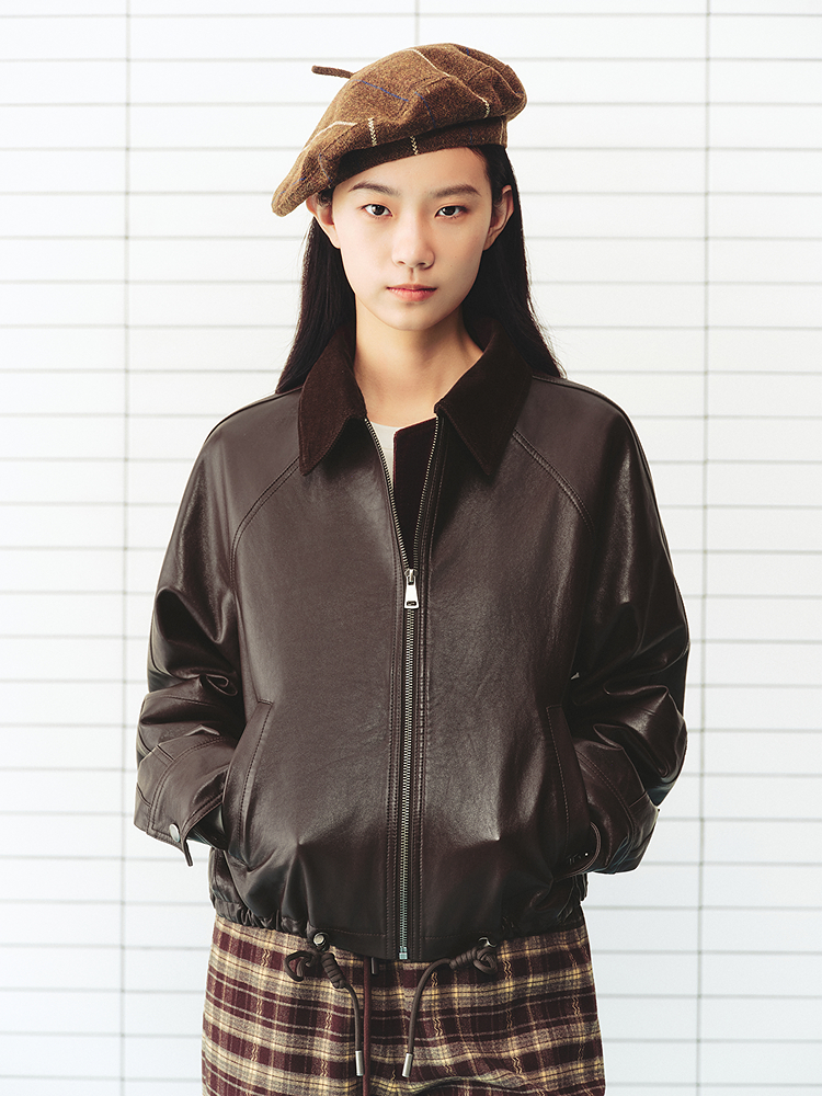 ToyzY2026春季新款复古酷飒羊皮皮衣ZC36109010