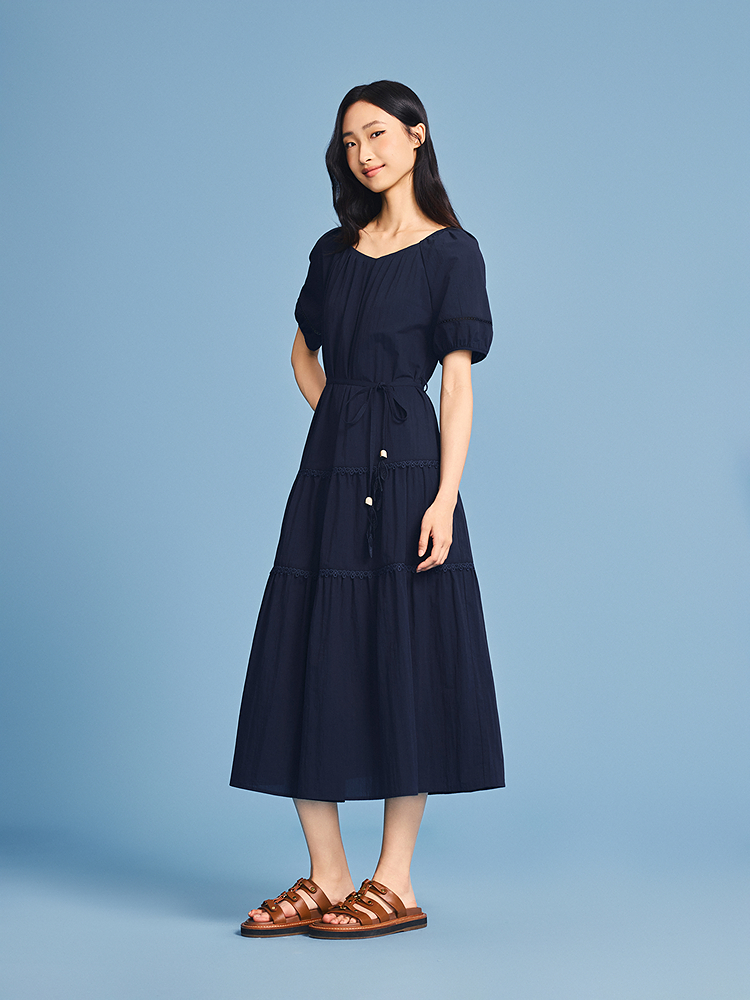 PSALTER诗篇 2026夏季新款气质法式修身连衣裙6C66205313