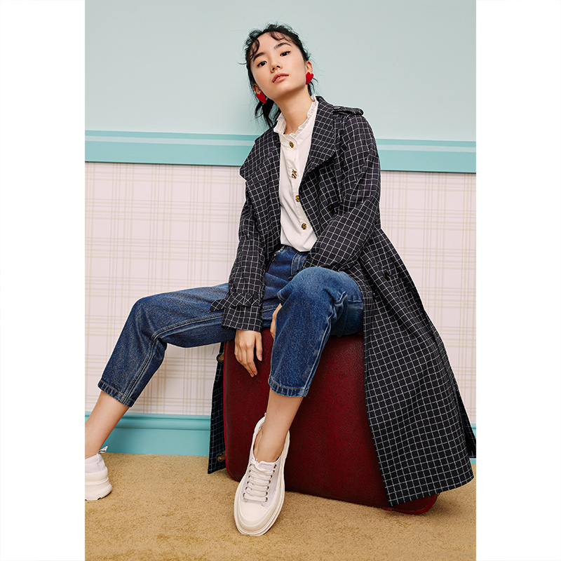 【一口价】P.salt诗篇可颜 2023年春季新款酷飒大气风衣AC53107030