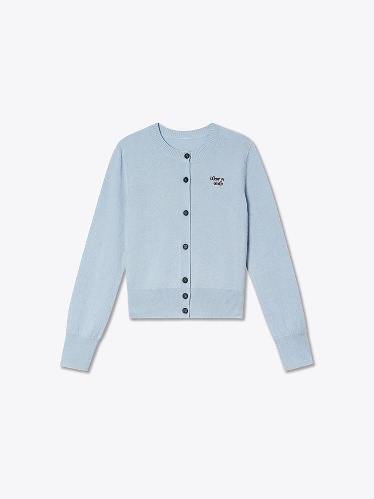 ToyzY2026春季新款字母绣花舒适羊毛针织衫ZC36106810