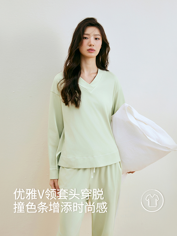 超柔长绒棉家居套装8J34305020