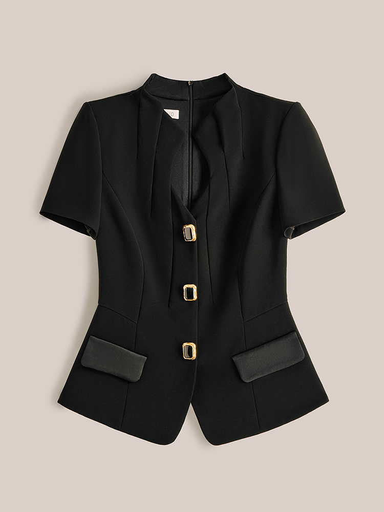 OBBLIGATO奥丽嘉朵2026夏季新款黑色单上衣1C36270090