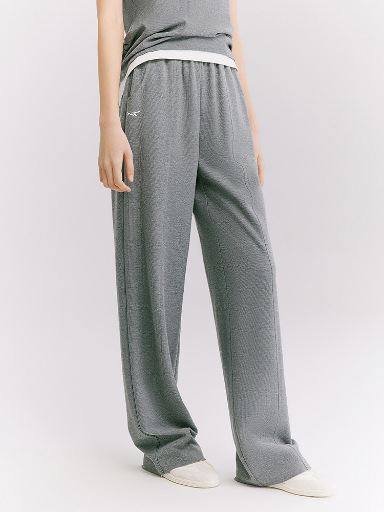 XII BASKET十二篮26夏新款透气100棉松紧腰直筒休闲百搭运动长裤7C36220410