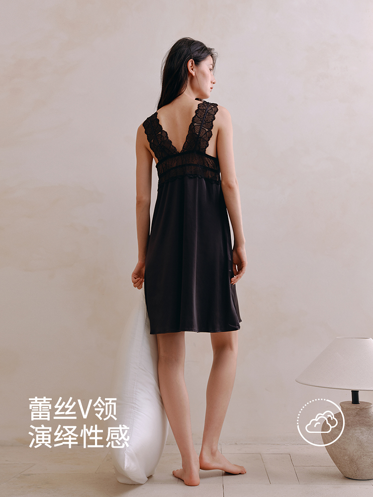 流光梦境女士家居睡裙8J35205050