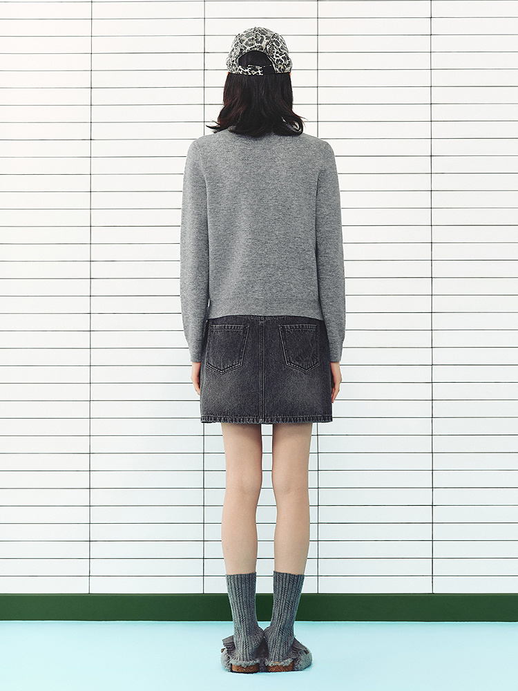 ToyzY2026冬季新款趣味刺绣俏皮柔软糯滑针织开衫ZC36506620