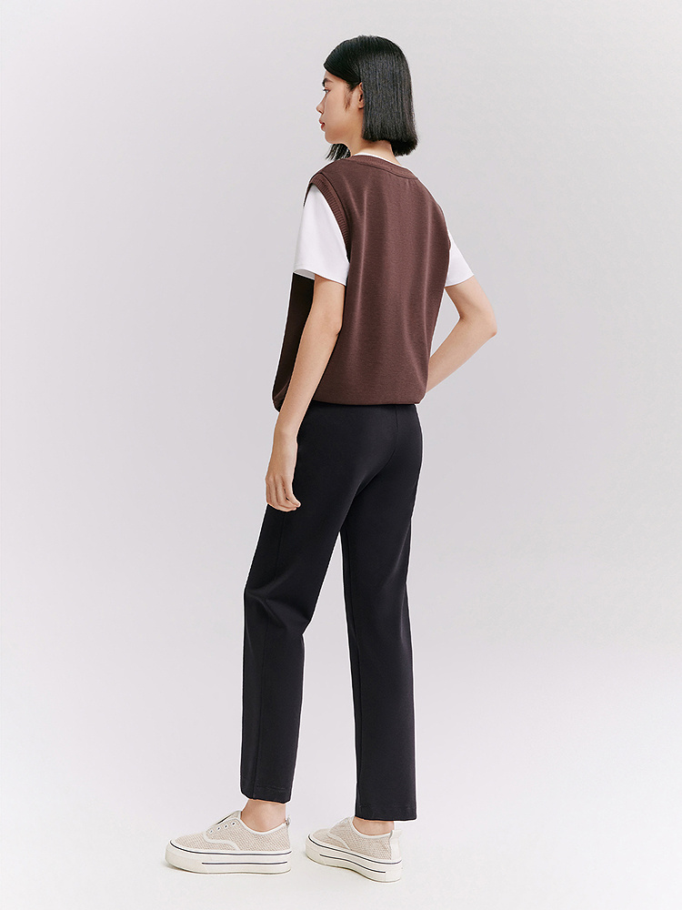 XII BASKET十二篮26夏新款简约百搭休闲V领无袖背心7C36204290