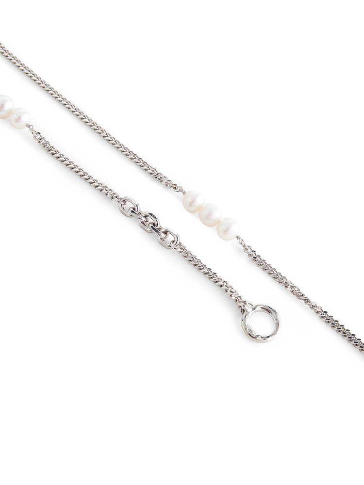 INSUN恩裳2024秋季天然淡水珍珠拼接设计感项链9C34396030