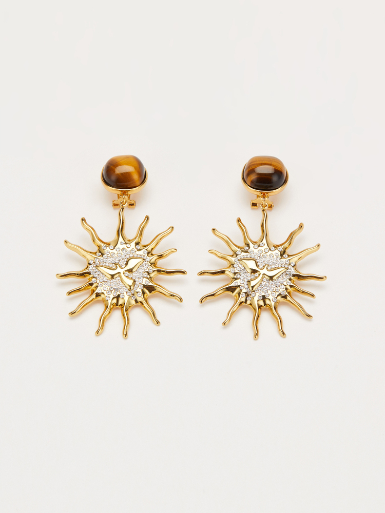 SongofSong歌中歌2024夏季金色太阳王耳环5C34294010