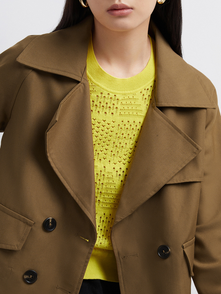 【转渠道下架】INSUN恩裳秋季时尚风衣9C62307018