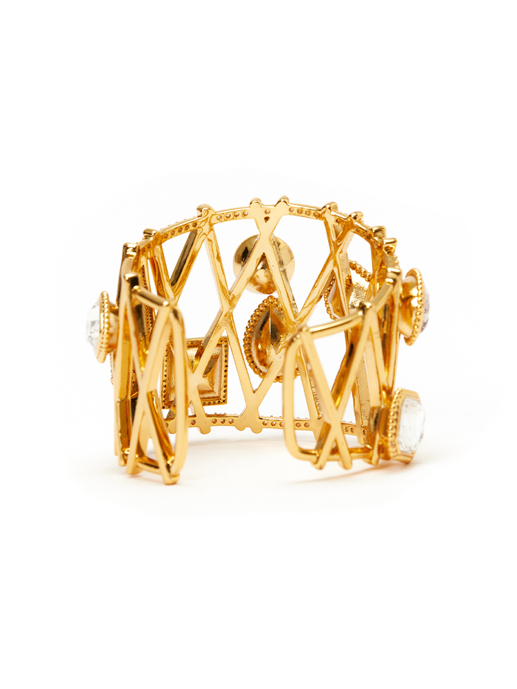 SongofSong歌中歌24春金色施华洛钻装饰高定手镯5C34196030